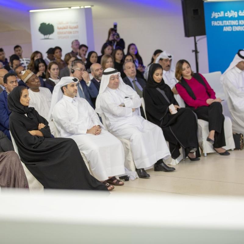 صاحبة السمو تشهد محاضرة للأمين العام للأمم المتحدة حول التعددية في زمن التحديات