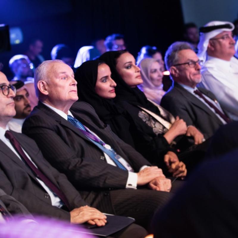 HH Sheikha Moza attends Doha Debates' debut event as new era of solution-focused dialogue is launched