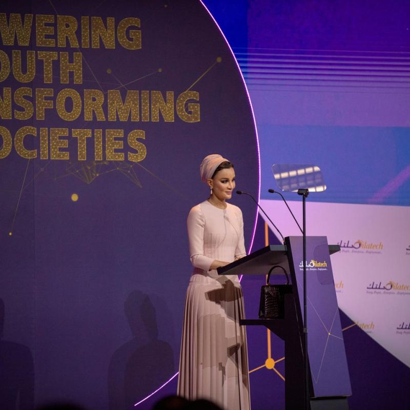 HH Sheikha Moza announces 3 to 5 million jobs for youth by 2022 through Silatech