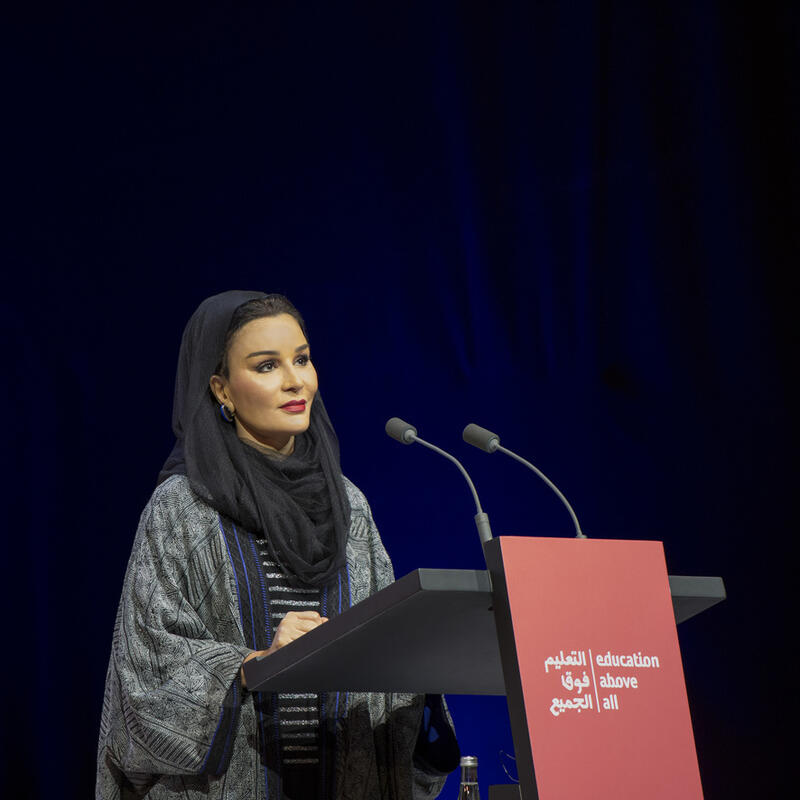HH Sheikha Moza announces Education Above All's new strategy to help secure universal primary education