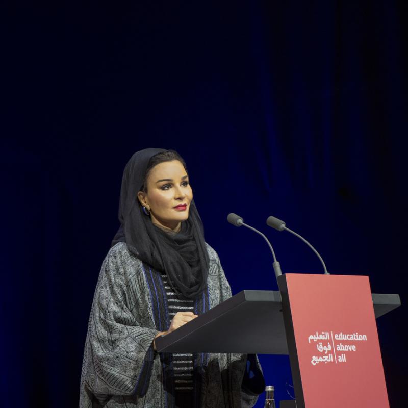 HH Sheikha Moza announces Education Above All's new strategy to help secure universal primary education