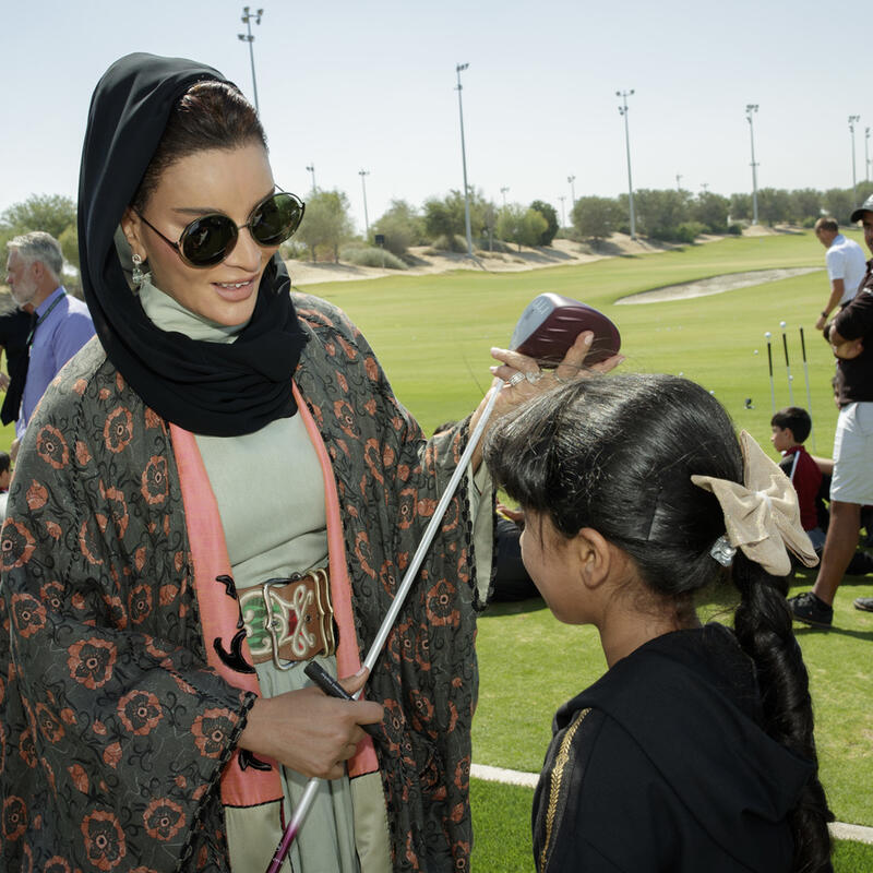 HH Sheikha Moza opens Education City Golf Club