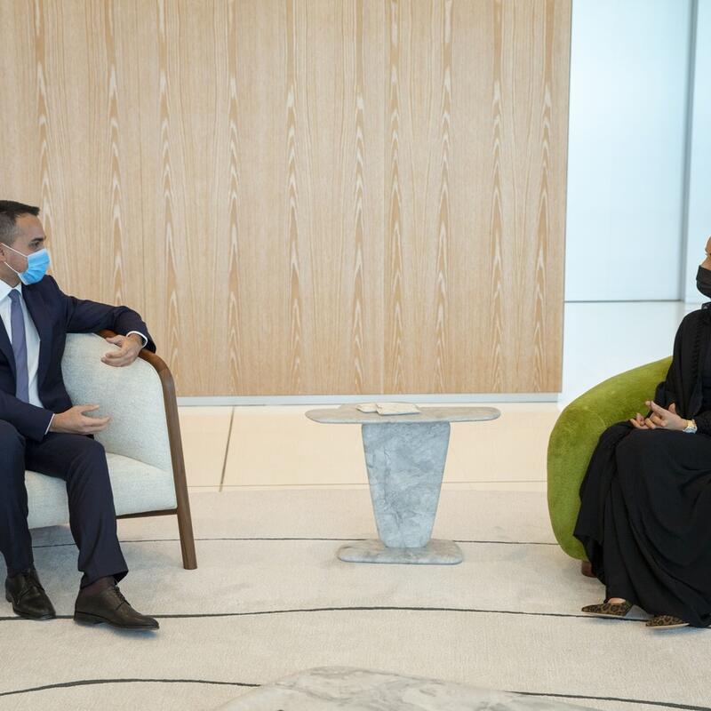 HH Sheikha Moza Meets Italian Minister of Foreign Affairs and International Cooperation