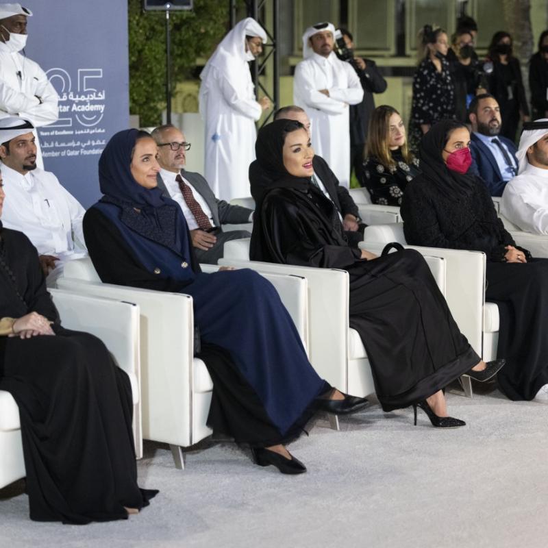 صاحبة السمو تشهد حفل الذكرى الخامسة والعشرين لتأسيس أكاديمية قطر– الدوحة