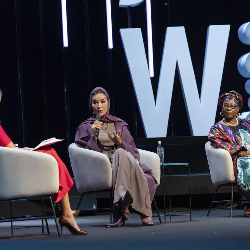 HH Sheikha Moza participates in panel discussion during EAA session at WISE 2021