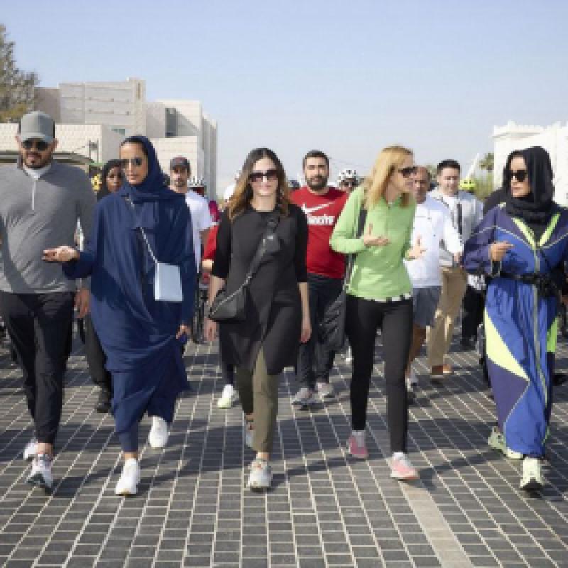 Her Highness walks in Solidarity with Turkiye -Syria Earthquake Victims