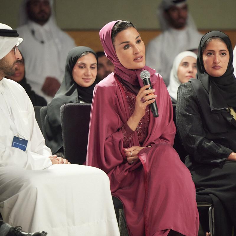 Her Highness attends QF's Annual Alumni Forum