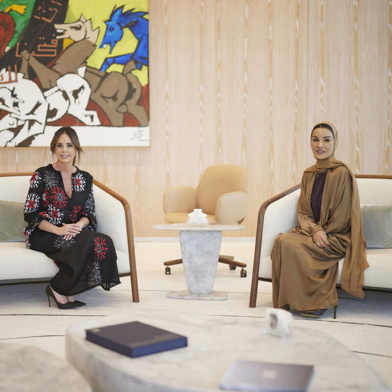 HH meets with the First Lady of Paraguay