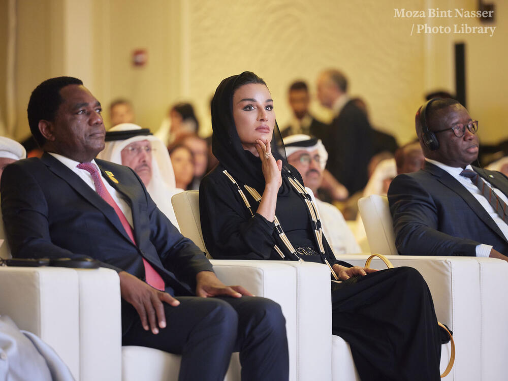 HER HIGHNESS SHEIKHA MOZA ATTENDS THE OPENING OF EARTHNA’S INAUGURAL SUMMIT 