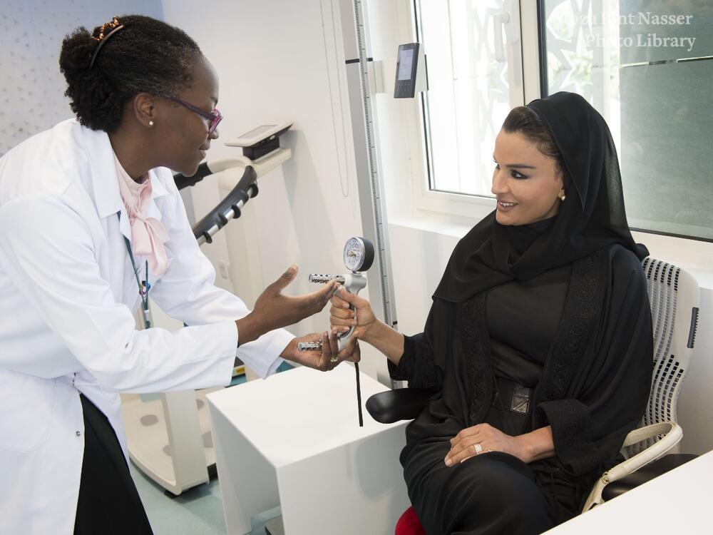 Her Highness Sheika Moza Bint Nasser officially opens Qatar BioBank and visits Translational Research Institute (iTRI)