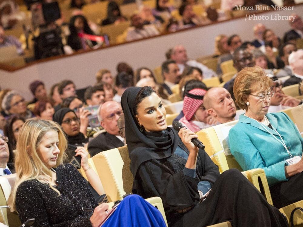 HH Sheikha Moza speaks at wise session on education, violence and armed conflict