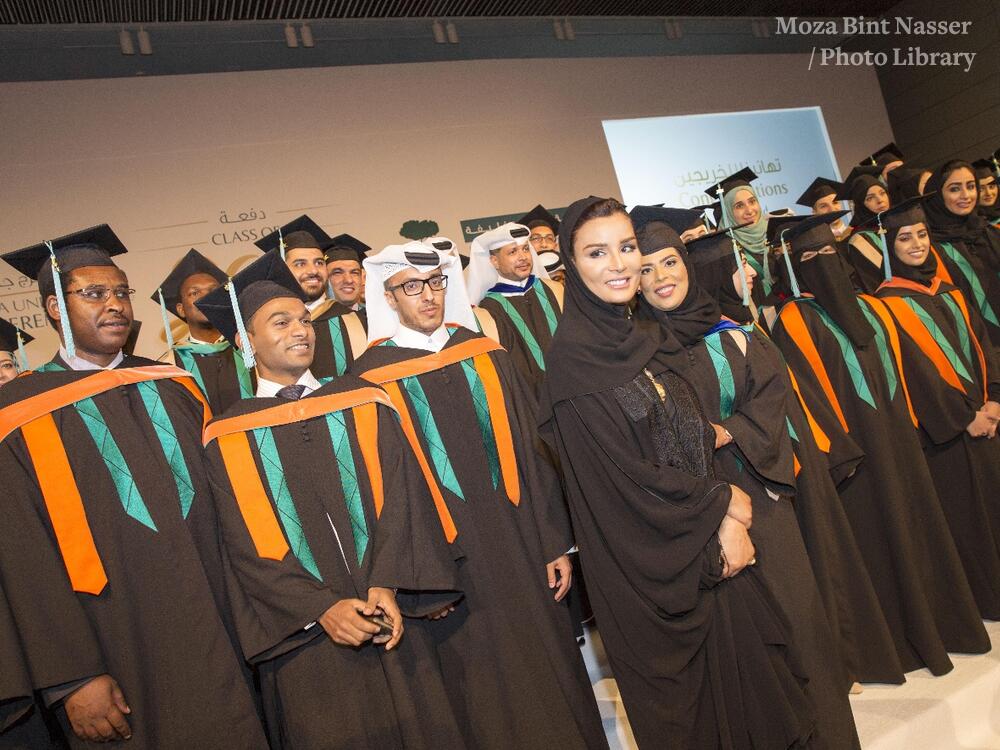 HH Sheikha Moza Witnesses Hamad bin Khalifa University (HBKU) Graduation