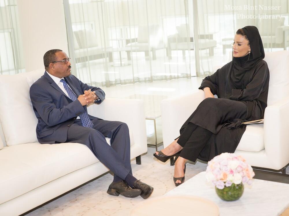 HH meets Ethiopian PM HH meets Ethiopian PM