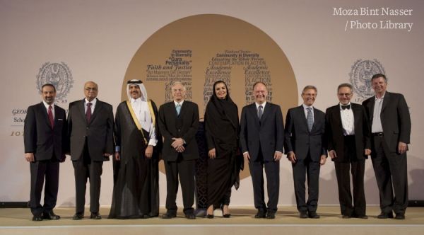 HH Sheikha Moza at Georgetown Qatar 10th anniversary 