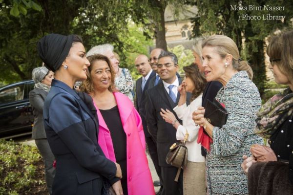 HH Sheikha Moza at opening of University of Oxford Middle East Centre