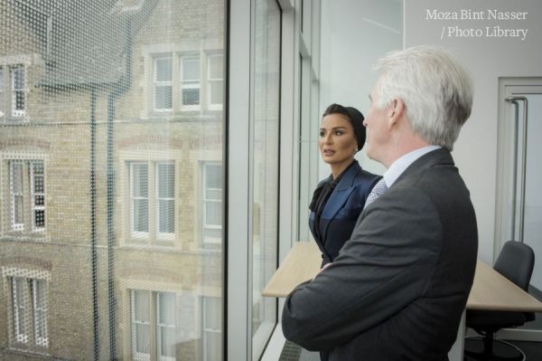 HH Sheikha Moza at opening of University of Oxford Middle East Centre