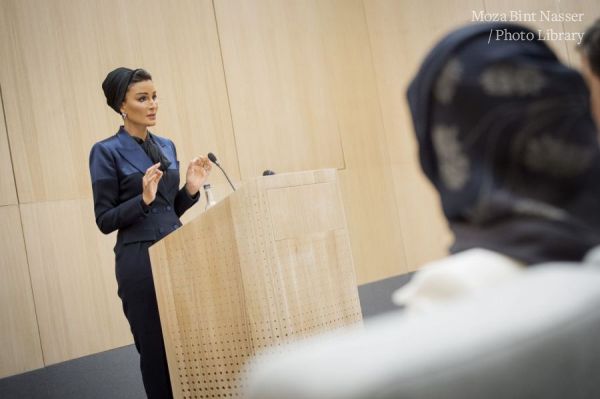 HH Sheikha Moza at opening of University of Oxford Middle East Centre