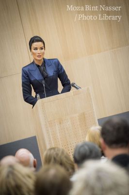 HH Sheikha Moza at opening of University of Oxford Middle East Centre