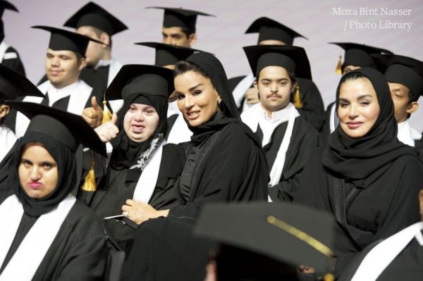 HH Sheikha Moza at Shafallah Center graduation