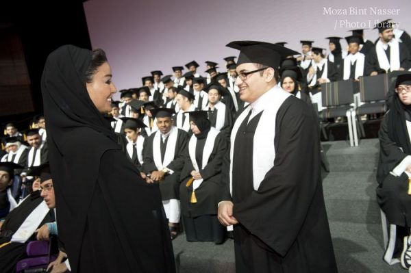 HH Sheikha Moza at Shafallah Center graduation