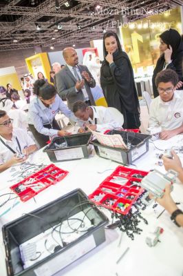 HH Sheikha Moza at the WISE 2015 Learning Labs