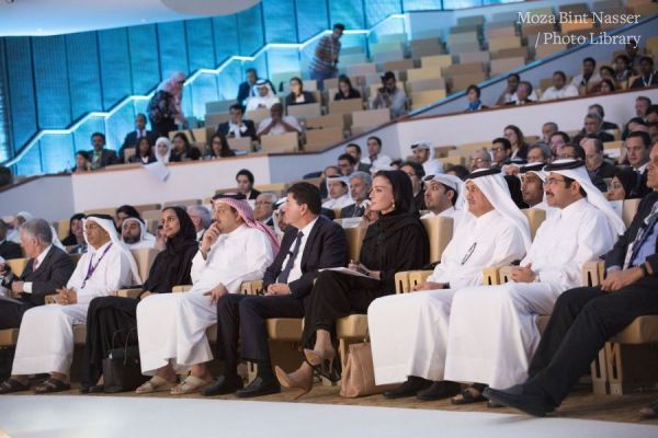 HH Sheikha Moza attends the Annual Research Conference 2016