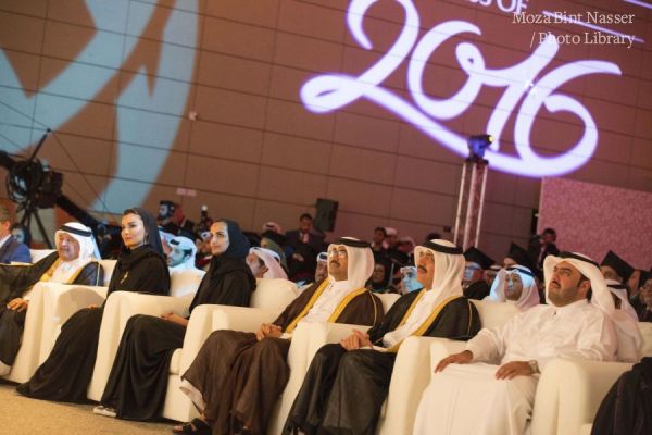 HH Sheikha Moza Witnesses Hamad bin Khalifa University (HBKU) Graduation 