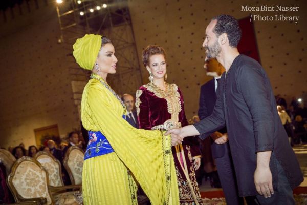 HH Sheikha Moza at opening of Fez music festival