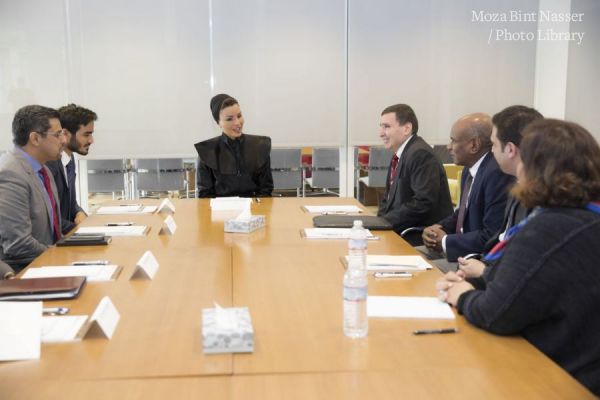 HH Sheikha Moza visits Harvard University and Massachusetts General Hospital 