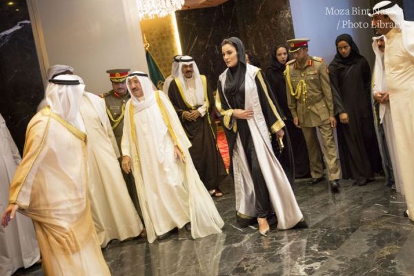 HH Sheikha Moza bint Nasser attended the opening of Jaber Al Ahmad Cultural Centre .