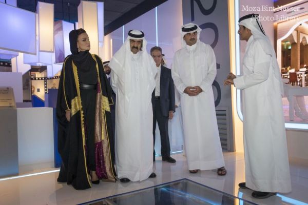 Their Highnesses Attend The 20th Anniversary Celebration of Aljazeera