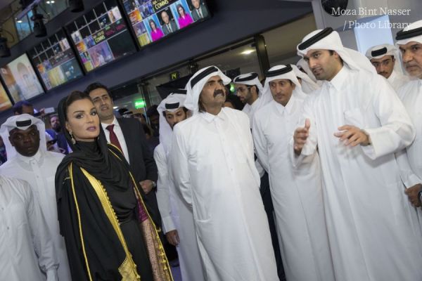 Their Highnesses Attend The 20th Anniversary Celebration of Aljazeera