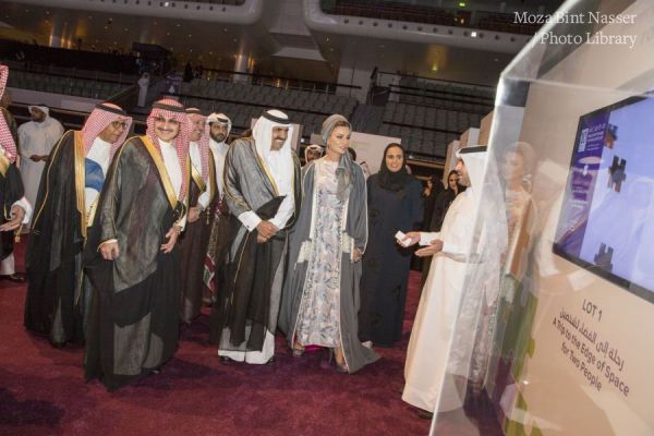 Their Highnesses the Father Amir and Sheikha Moza attended the 6th Annual Dinner of Reach Out to Asia organization ROTA