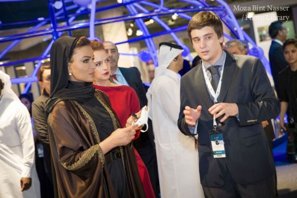 HH Sheikha Moza tours the WISH Exhibition