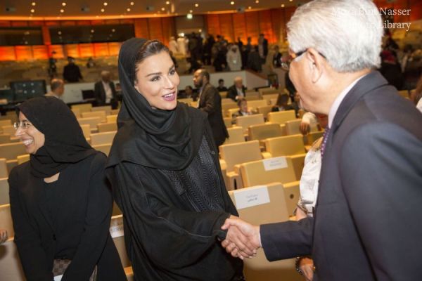 HH Sheikha Moza at WISH 2016 closing ceremony 