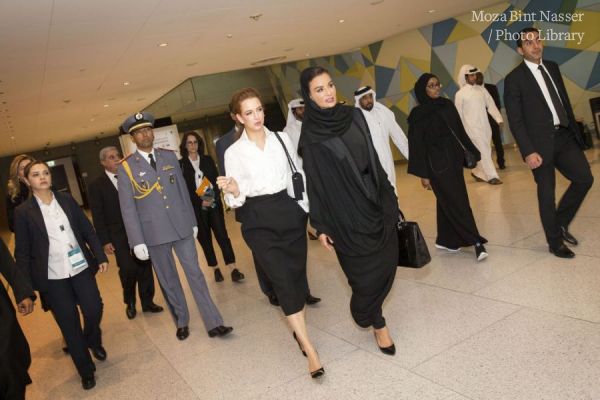 HH Sheikha Moza at WISH 2016 closing ceremony 