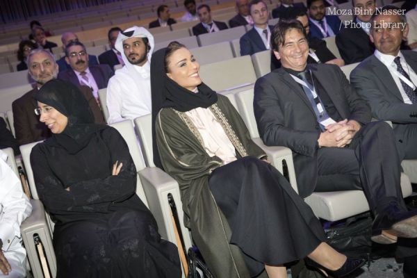 HH Sheikha Moza at Islet Cell Transplantation (ICT) symposium.