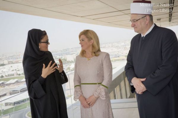 HH Sheikha Moza meets president of Croatia