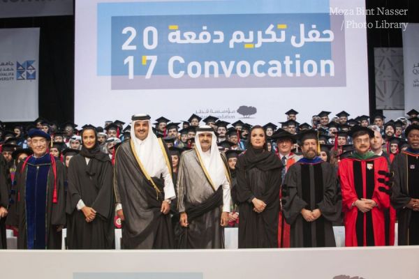 Their Highnesses Attend Qatar Foundation Convocation