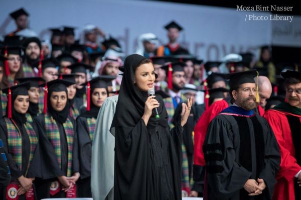 Their Highnesses Attend Qatar Foundation Convocation