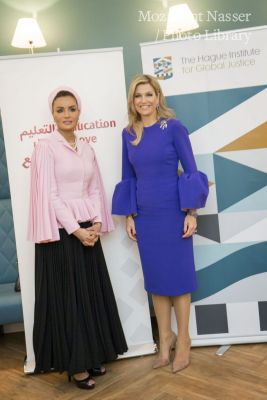 HH Sheikha Moza speaks on education in conflict at The Hague Institute