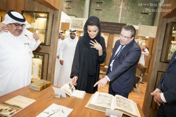 HH Sheikha Moza visits the 28th Doha International Book Fair