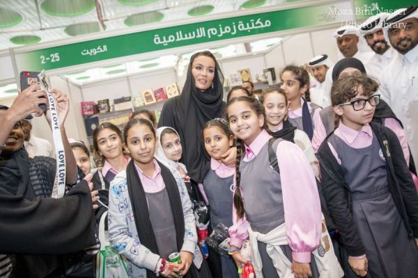 HH Sheikha Moza visits the 28th Doha International Book Fair