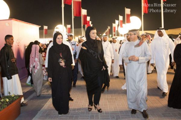 HH Sheikha Moza visits Darb Al Saai