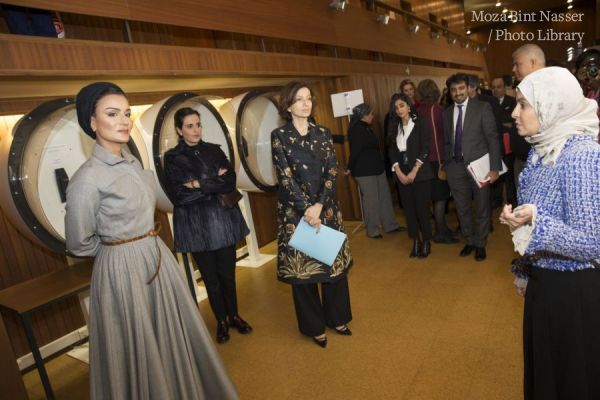  HH Sheikha Moza participates at joint Education Above All and UNESCO high-level event in Paris