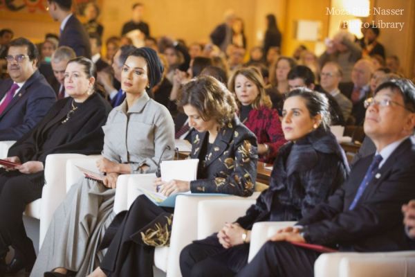  HH Sheikha Moza participates at joint Education Above All and UNESCO high-level event in Paris
