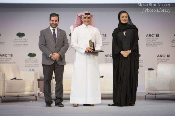 HH Sheikha Moza takes part in opening session of QF’s Annual Research Conference 2018