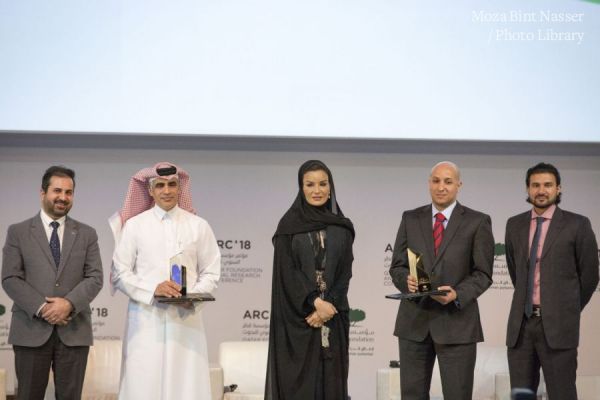 HH Sheikha Moza takes part in opening session of QF’s Annual Research Conference 2018