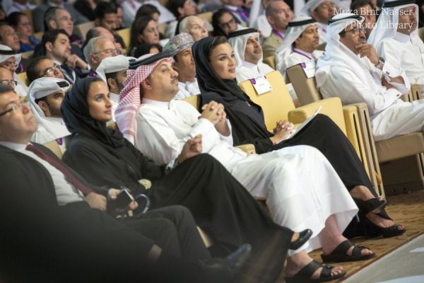 HH Sheikha Moza takes part in opening session of QF’s Annual Research Conference 2018