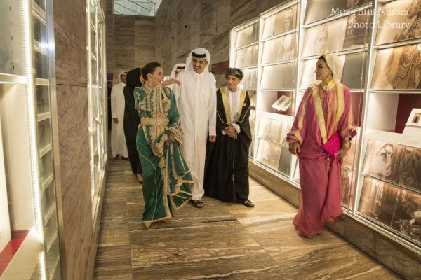 أصحاب السمو يفتتحون مكتبة قطر الوطنية